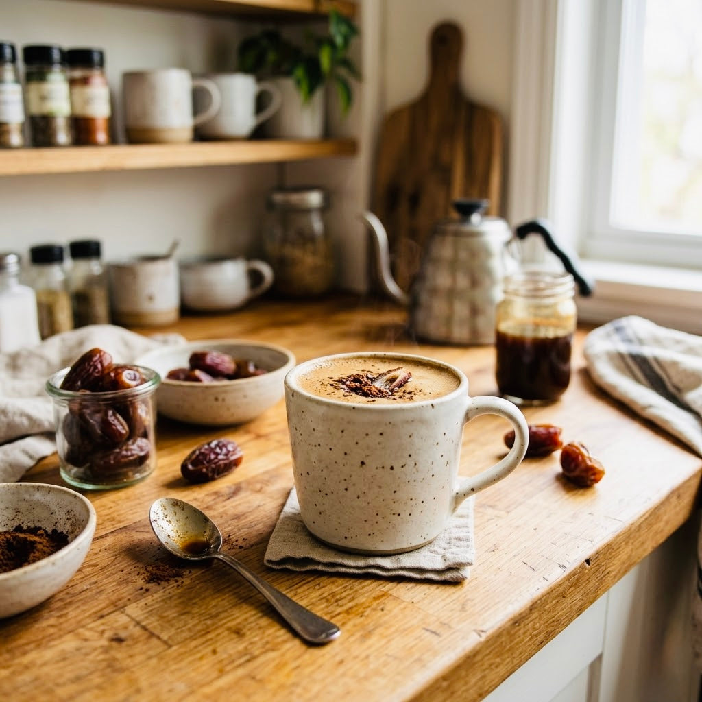 Date-Sweetened Instant Coffee